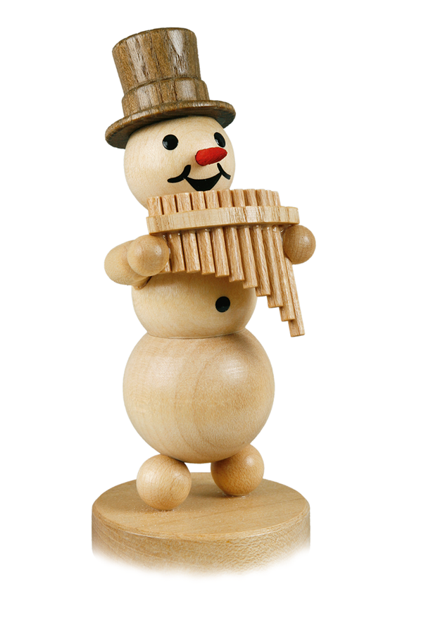 Schneemannmusikant "Panflöte"