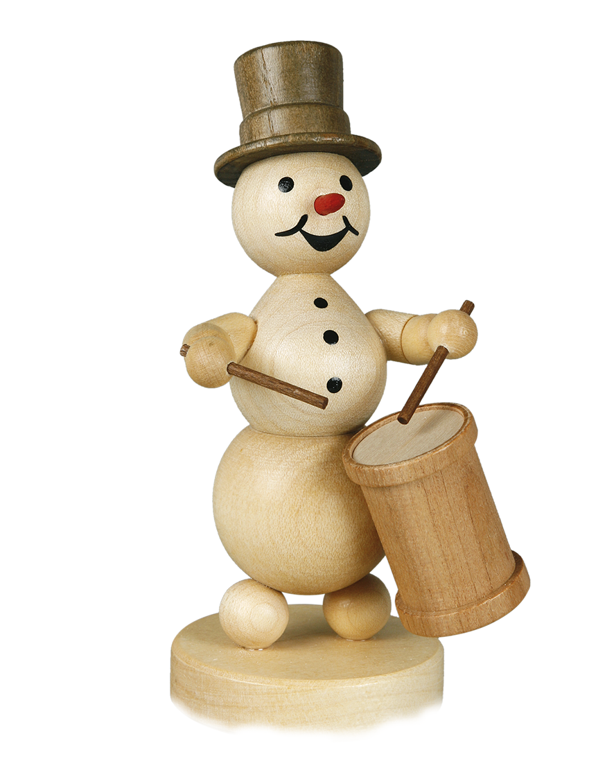 Schneemannmusikant "Langtrommel"