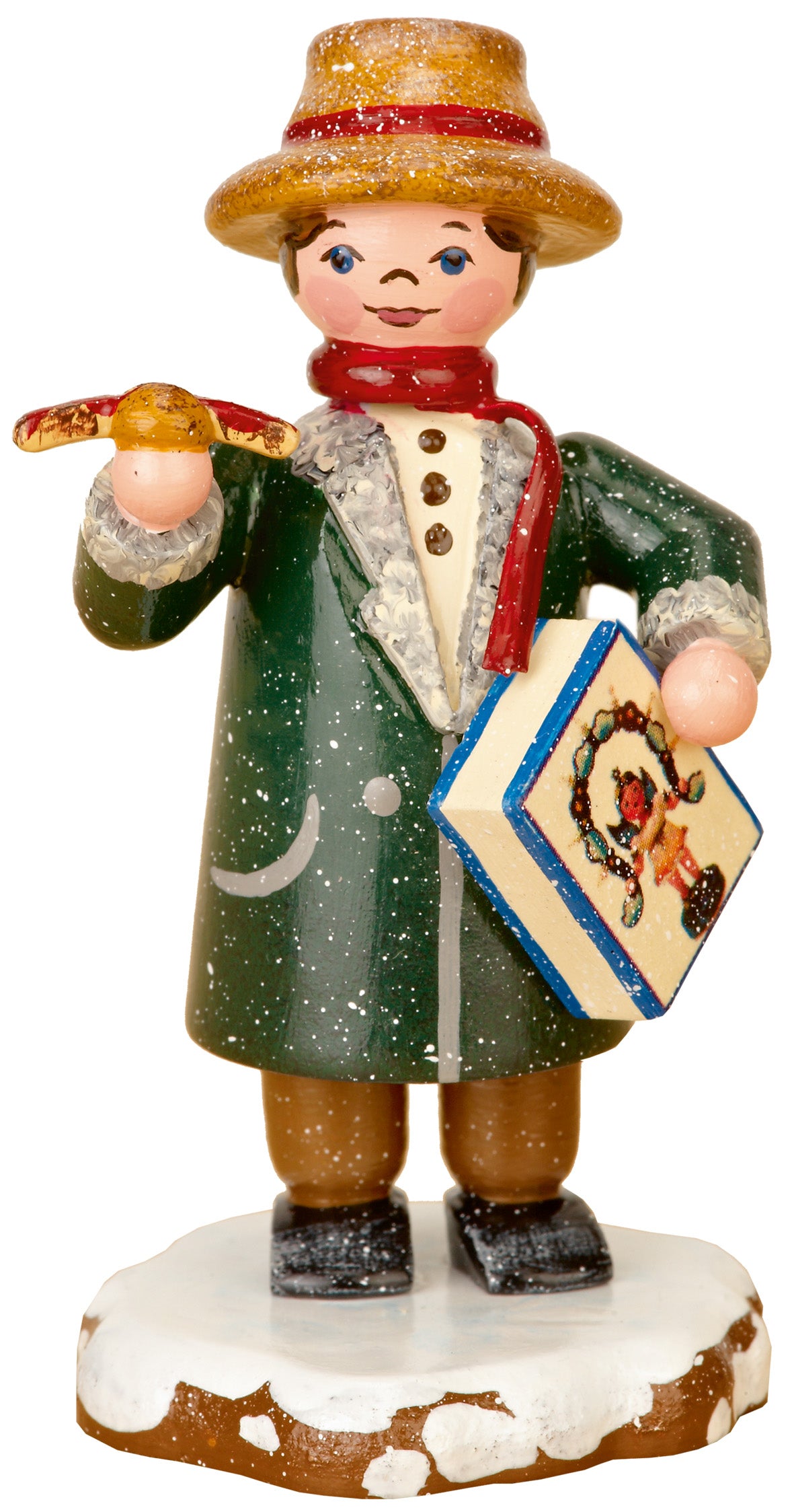 Hubrig Winterkinder Vater kauft ein, 8 cm