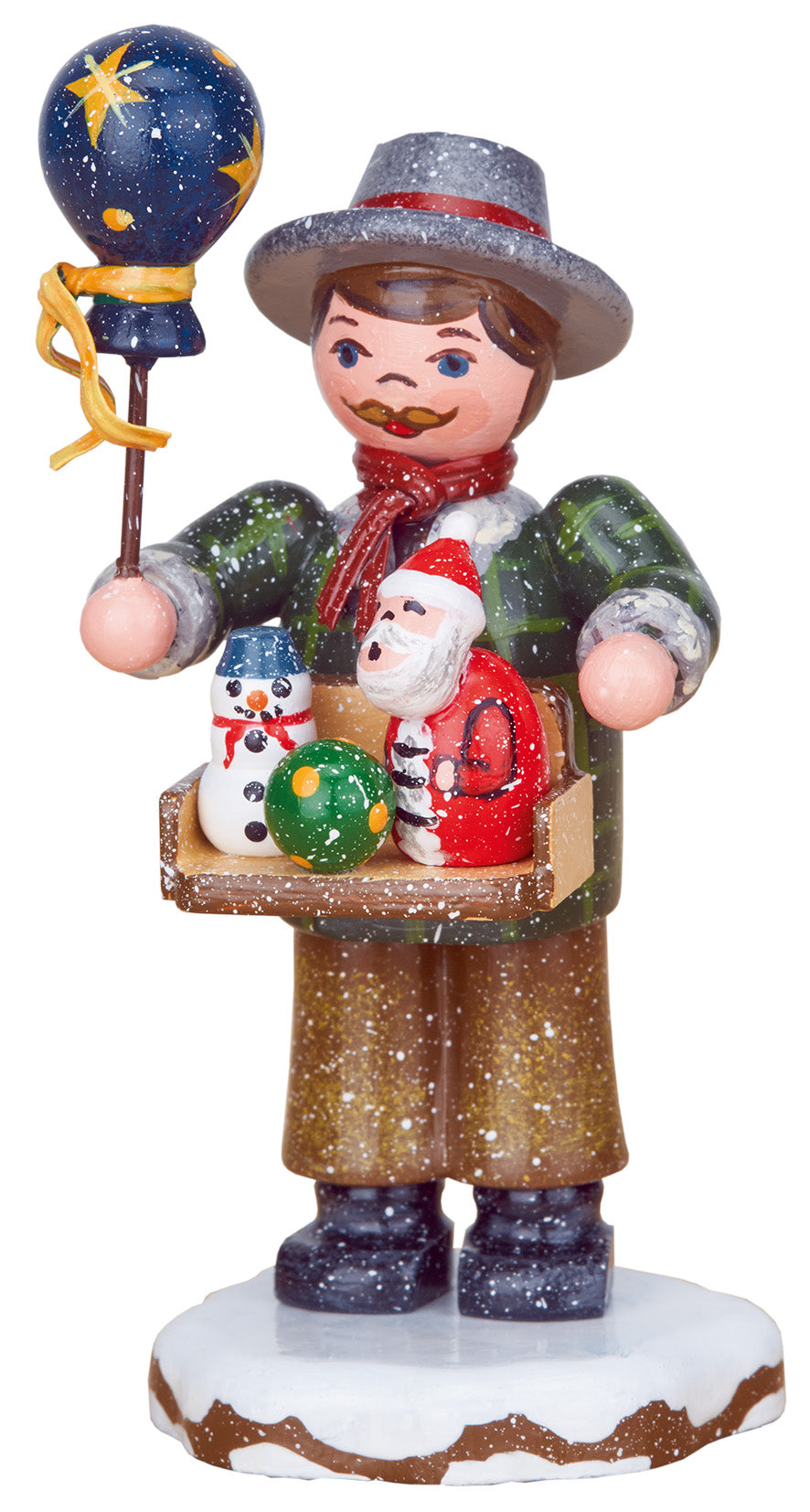 Hubrig Winterkinder Spielwarenhändler, 8 cm