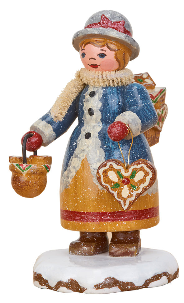 Hubrig Winterkinder Pfefferküchlerin klein, 7 cm