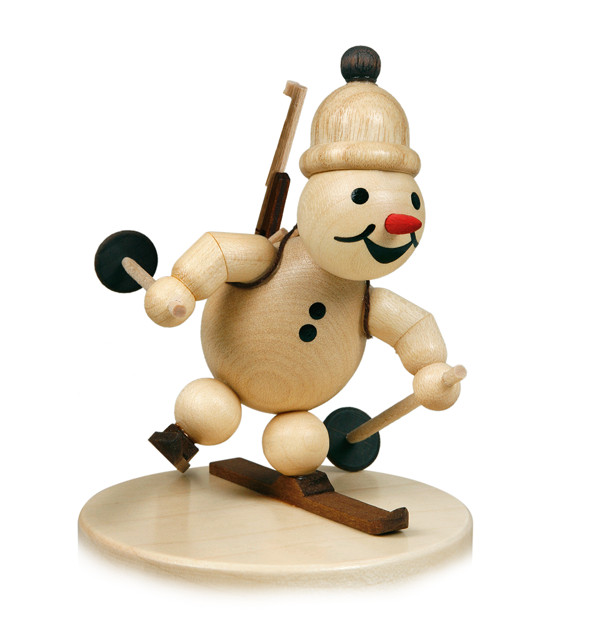 Schneemann Junior "Biathlon laufend"