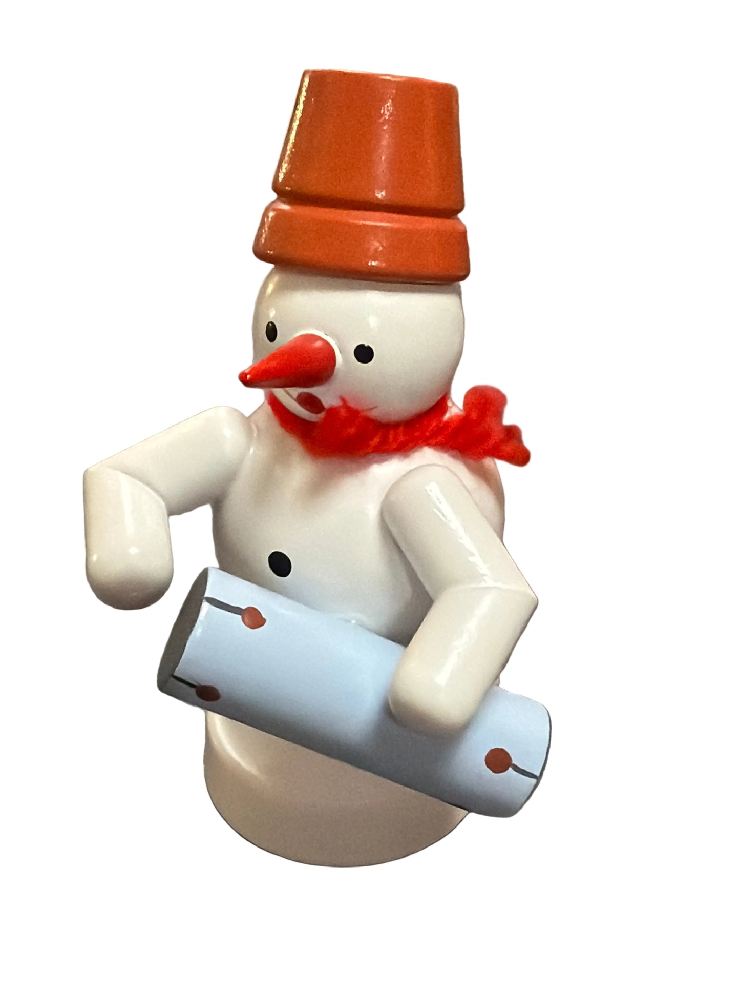 Schneemann Musikant mit Conga