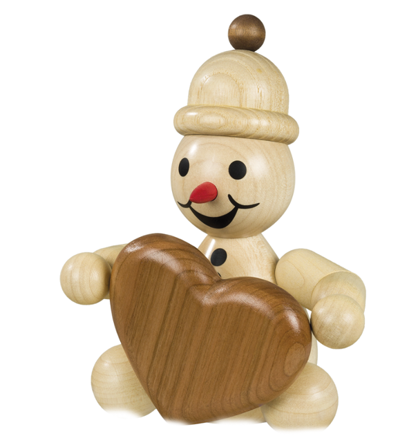 Schneemann Junior "mit Herz"