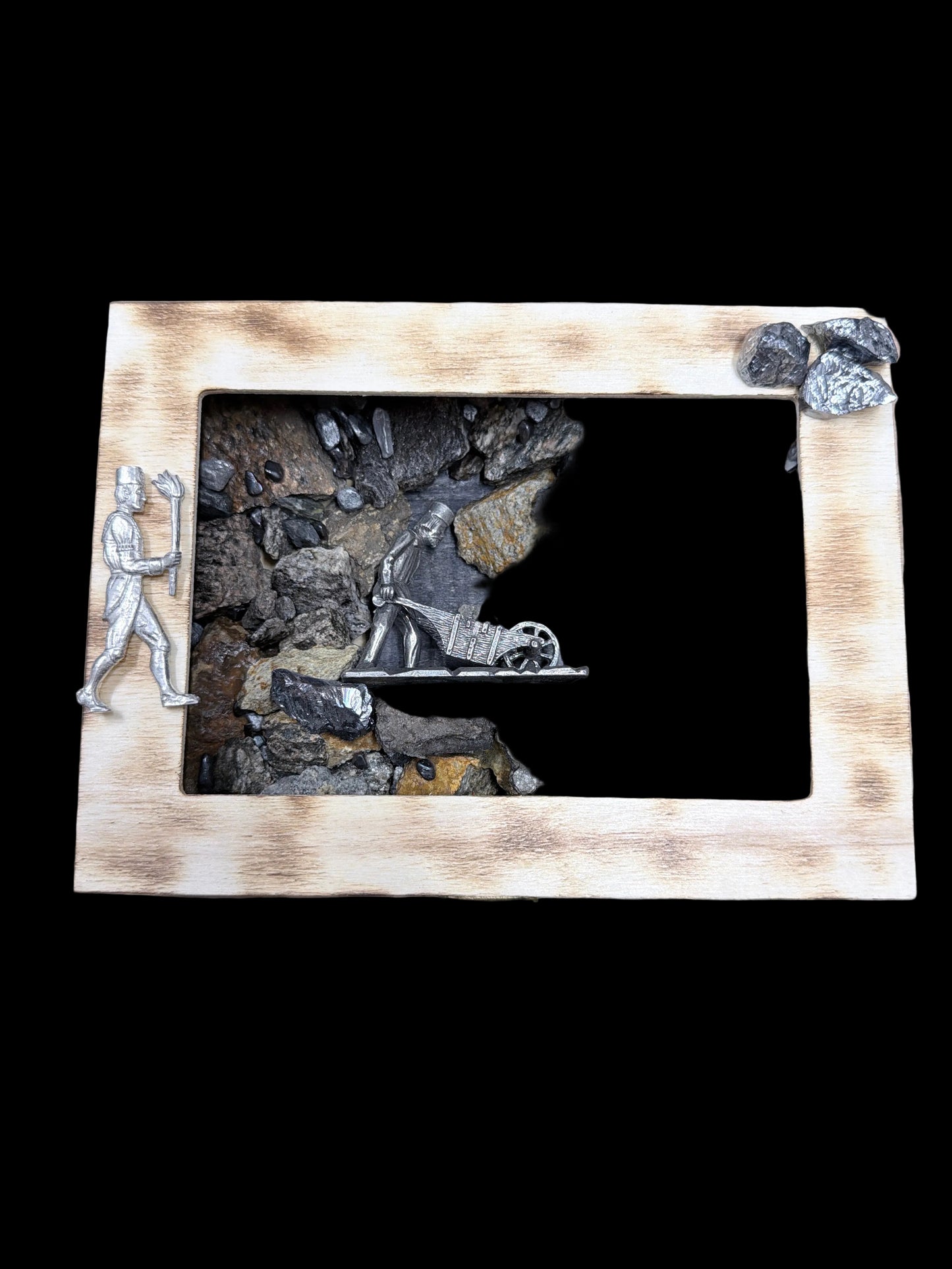 Huntestößer im Holzrahmen