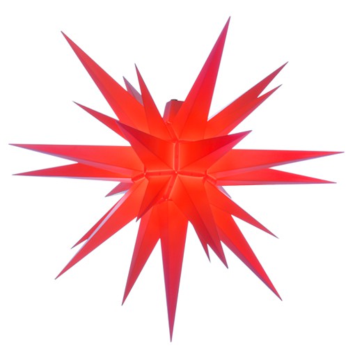 Stern A7 rot, ca. 68cm, Plastik