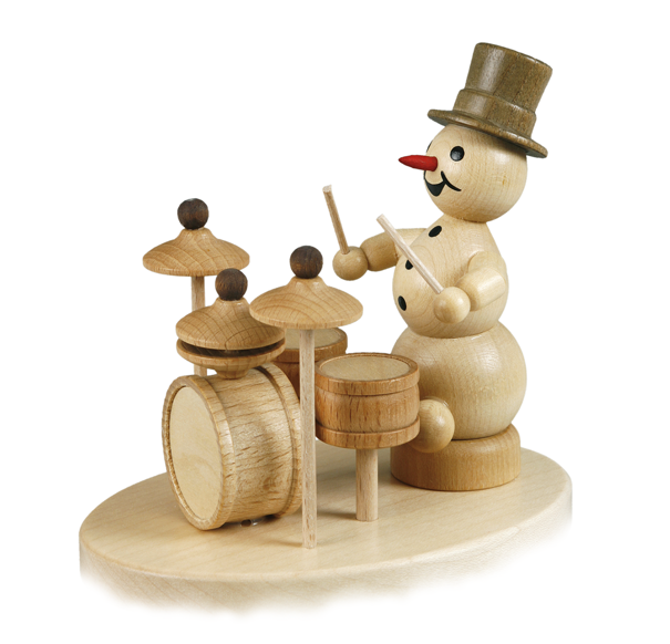 Schneemannmusikant "Schlagzeug"