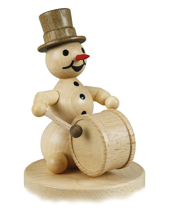 Schneemannmusikant "Pauke"