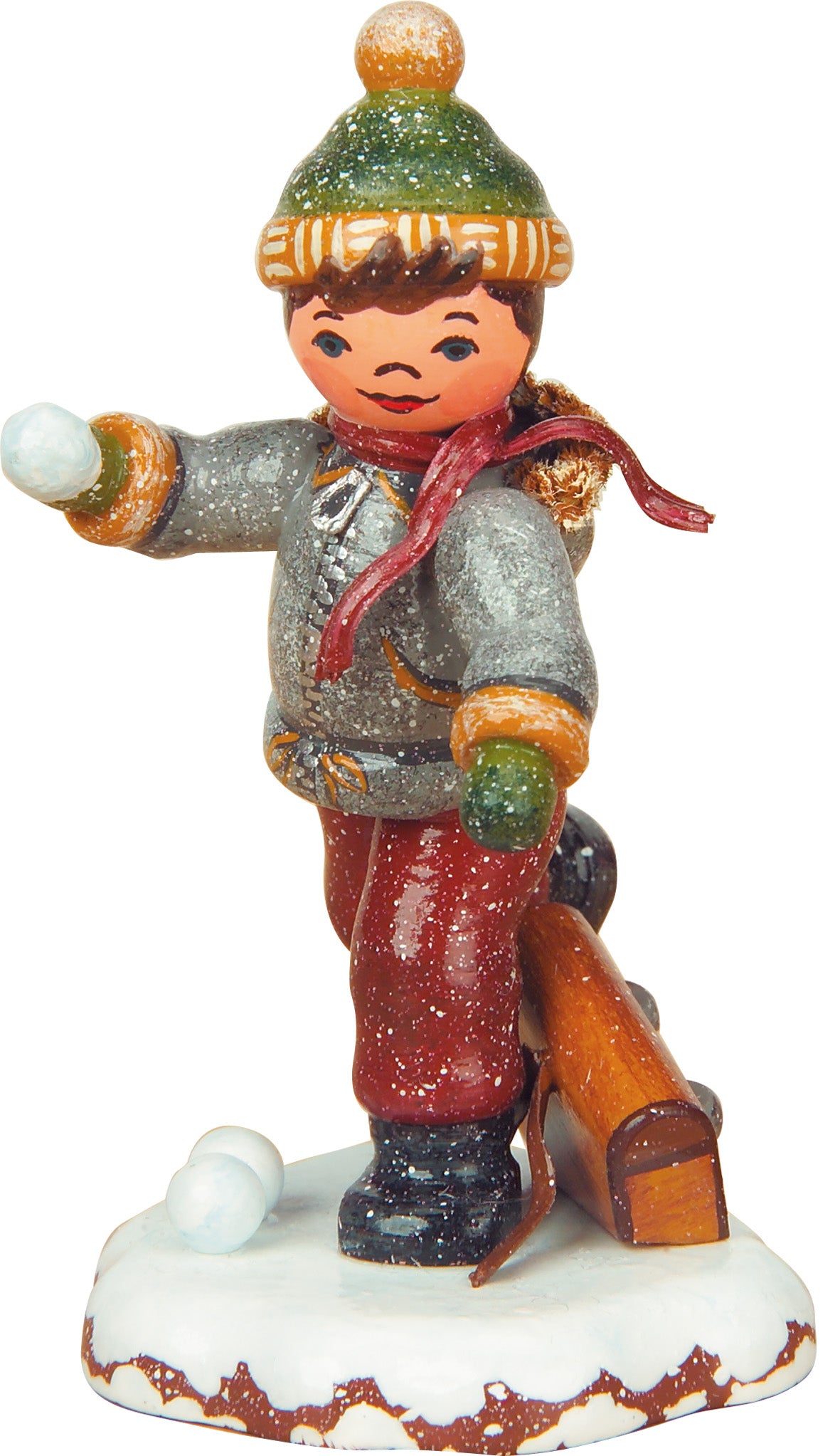 Hubrig Winterkinder Schuljunge, 7 cm