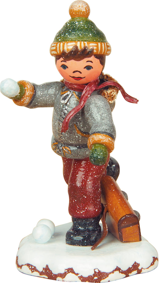 Hubrig Winterkinder Schuljunge, 7 cm