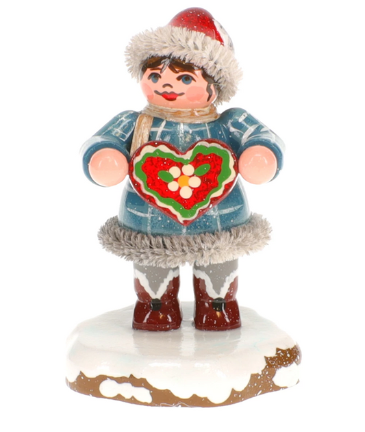 Hubrig Winterkinder Tinchens Lebkuchenherz, 5 cm
