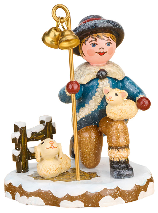 Hubrig Winterkinder Sternsinger Der gute Hirte, 9 cm