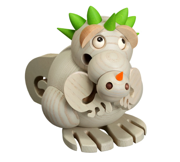 Kugelräucherfigur Räucherdrache Junior Kleinlaut