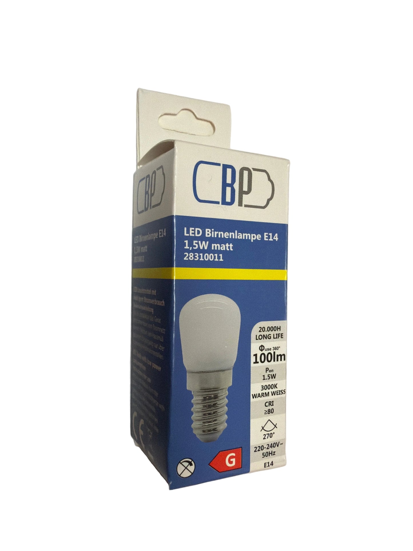 Birnenlampe LED E14 230 V / 1,5 W