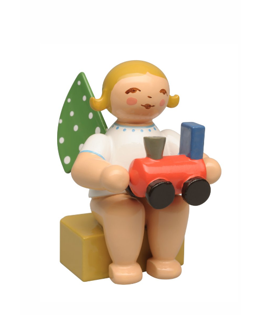 Kalenderfigur 2026, Engel mit Lok