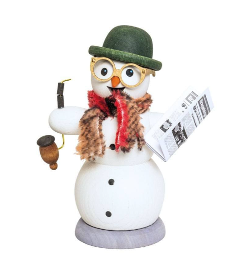 Schneemann mit Zeitung Neu 2026
