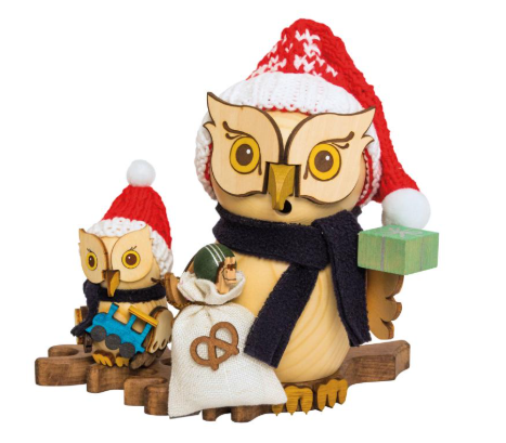 Eule Weihnachtsmann mit Kind Neu 2026