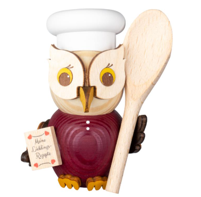 MINI Eule Koch Holzfigur 2022