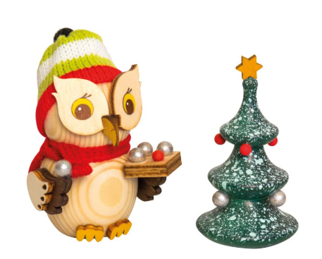 Minieule mit Weihnachtsbaum
