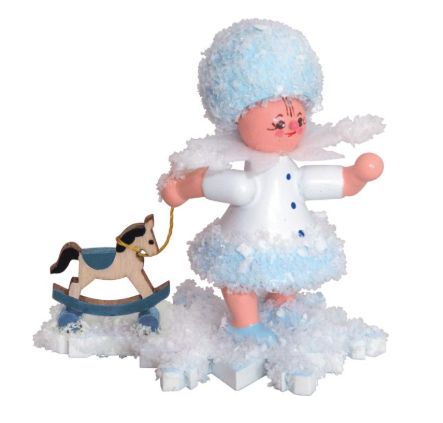 Schneeflöckchen mit Schaukelpferd Neu 2026