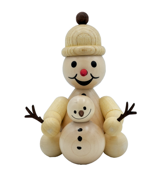 Schneemann Junior mit Schneemann, mittel