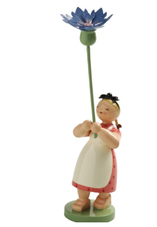 Mädchen mit Kornblume