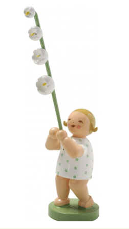 Mädchen mit Maiglöckchen