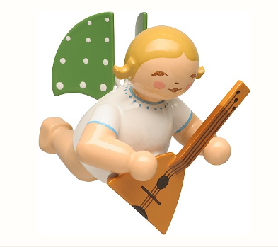 Engel mit Balalaika, schwebend, neu ab Herbst 2024