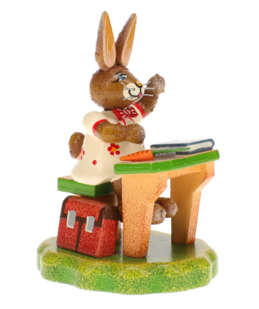 Hubrig Hasenland Hasenschule Fleißiges Lieschen, 8 cm