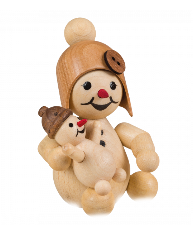 Schneemädchen " mit Puppe"