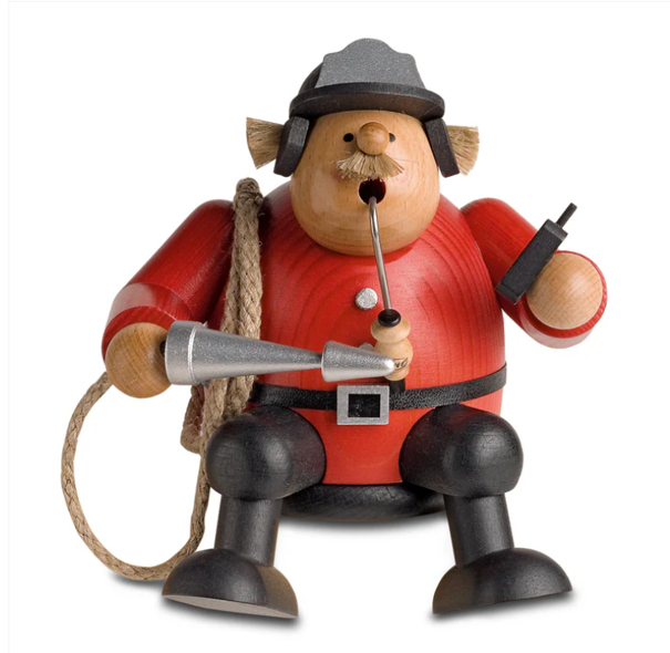 Räuchermann Kantenhocker Feuerwehrmann