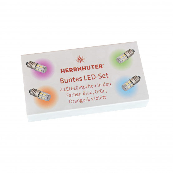 LED-Set bunt, Fassung E10,6V/110mA