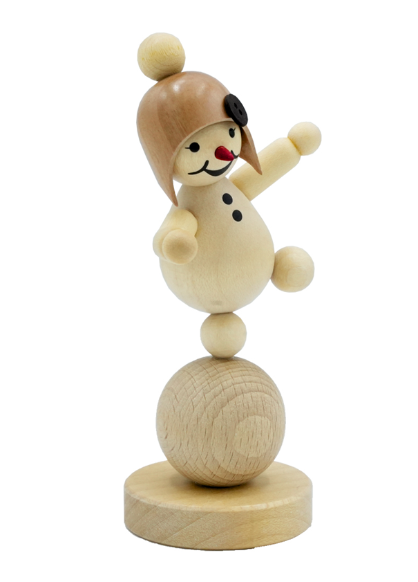 Schneemädchen "auf Ball"