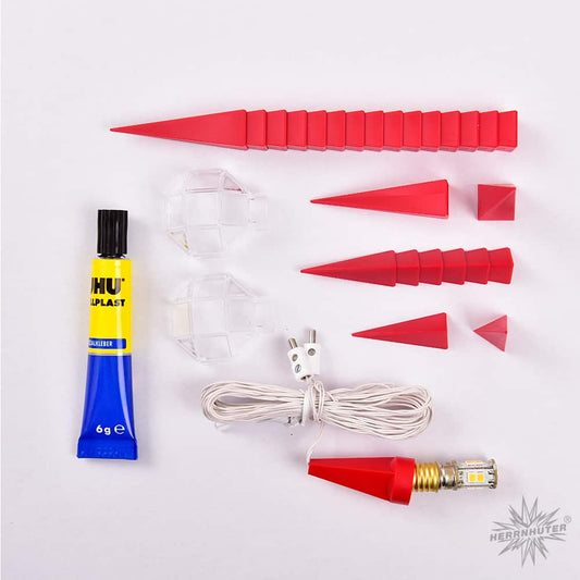 Herrnhuter Bastelstern für innen ø ca. 13 cm rot A1b